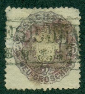 Saxony #20  Used  F-VF  Scott $45.00