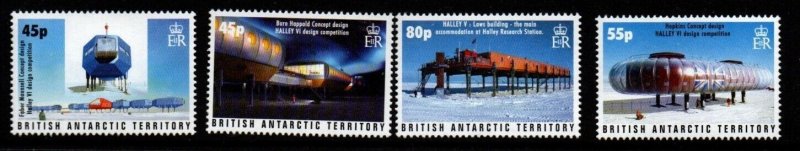 BRITISH ANTARCTIC TERR. SG411/4 2005 HALLEY VI RESEARCH STATION MNH