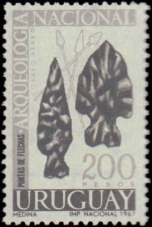 Uruguay #C323-C330, Complete Set(8), 1967-1968, Never Hinged