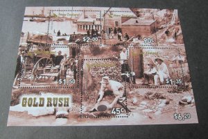 New Zealand 2006 Sc 2087 gold rush MS MNH