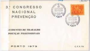 65765 - PORTUGAL - POSTAL HISTORY - SPECIAL EVENT cover & postcard 1973