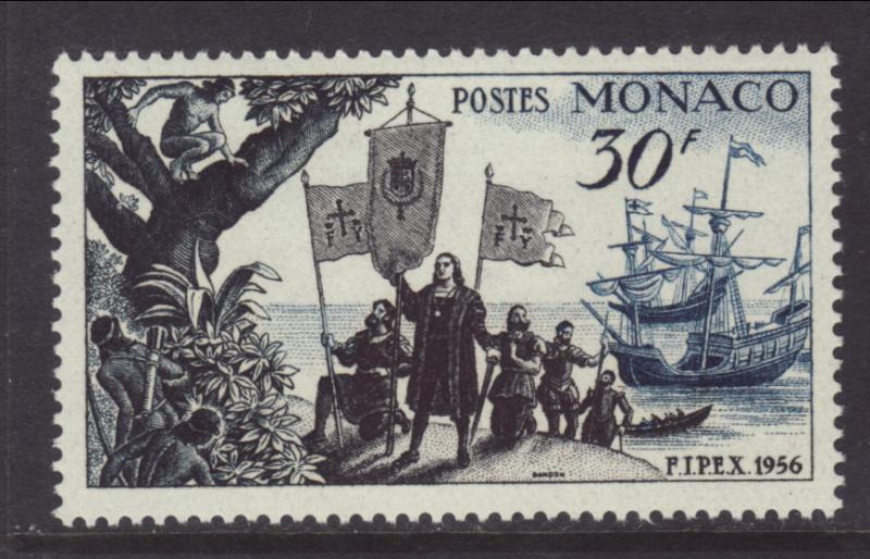 Monaco 359 Sailing Ship Columbus MNH VF