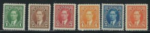 Canada 231-36 MLH 1937 set (ha1442)