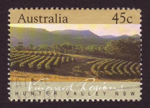 Australia 1992 Sc#1262, SG#1350 45c Vineyards Hunter Valley USED. 
