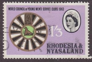 Rhodesia & Nyasaland 190 Service Clubs 1963