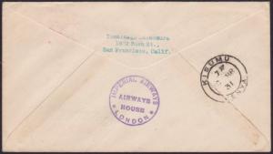 GB 1931 Imperial Airways first flight cover to KENYA - Kisumu arrival cds...6866