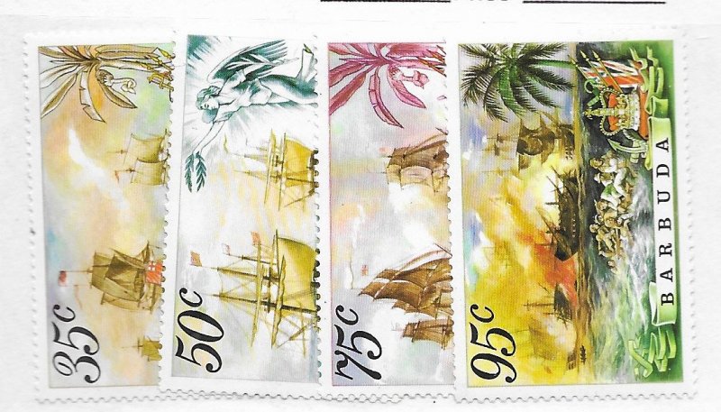 Barbuda #209-212 MNH - Stamp CAT VALUE $4.50