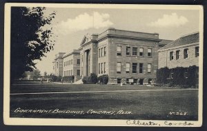 GOVERNMENT BUILDINGS 1935 - CALGARY ALBERTA postcard