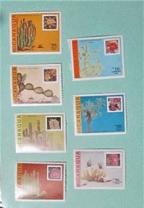 Nicaragua - 1639=45, MNH Set. Cacti. SCV - $5.75