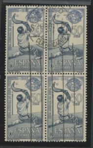 Spain #1243 Used Multiple