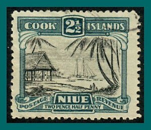 Niue 1946 Unloading Ship,  used #80,SG92