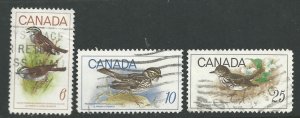 Canada  496-498  Used  Complete