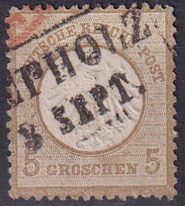 Germany #6 F-VF Used CV $85.00  (Z2843)