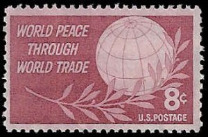 U.S. #1129 MNH; 8c World Peace through World Trade (1959)