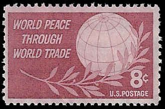 U.S. #1129 MNH; 8c World Peace through World Trade (1959)