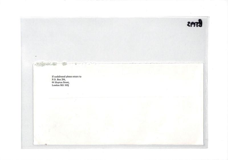 BT193 1979 GB Sussex Failed First Class Cover {samwells}PTS