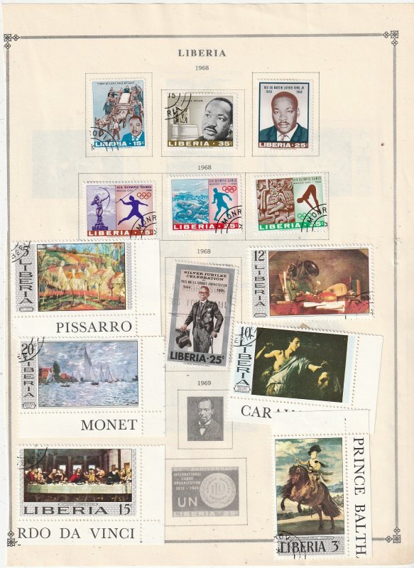 Liberia Collection A - 21 Scans - All the stamps are in the scans.