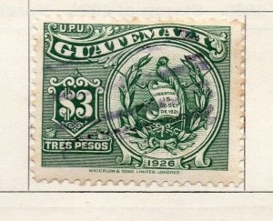 Guatemala 1926 Early Issue Fine Used $3. NW-217078