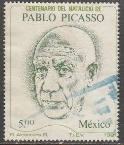 MEXICO 1251, Centenary of the Birth of Pablo Picasso. USED. VF. (868)