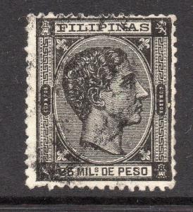 Philippines 1870s Classic Alfonso Used Value 25m. 182371