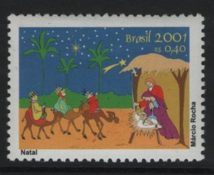 Brazil 2001 MNH Sc 2827 40c Adoration of the Magi, Holy Family Christmas
