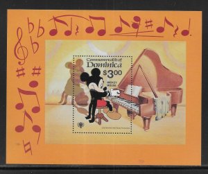 Dominica 653 Disney, IYC International Year of the Child s.s. MNH c.v. $3.25