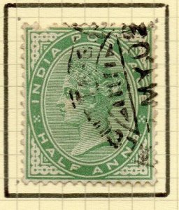 India 1900-02 Early Issue Fine Used 1/2a. NW-195980