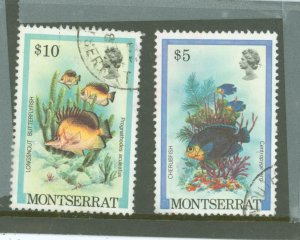 Montserrat #458/460 Used Single