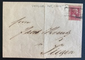 1851 Germany Letter Sheet Cover To Liegen