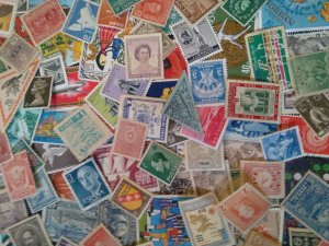 500 Unused Mint WW MNH Stamps 600k Hoard   97% Different! Vintage/Antique Dates