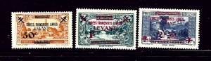 Syria M1-3 MNH 1942 overprinted set