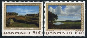 Denmark 972-973,MNH.Mi 1044-45. Art 1992.John Thomas Lundbye,Christian Skovgaard