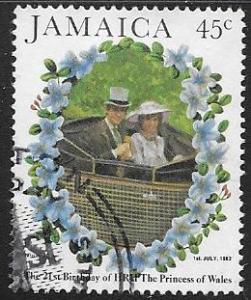 Jamaica  Scott 533  Used