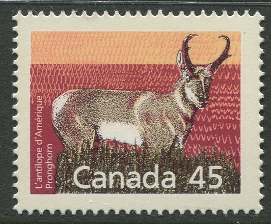 STAMP STATION PERTH Canada #1172 Pronghorn Issue 1987 MNH CV$1.00