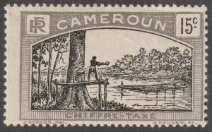 Cameroun, stamp, Scott#J5, mint, hinged,  15 cents, postage due