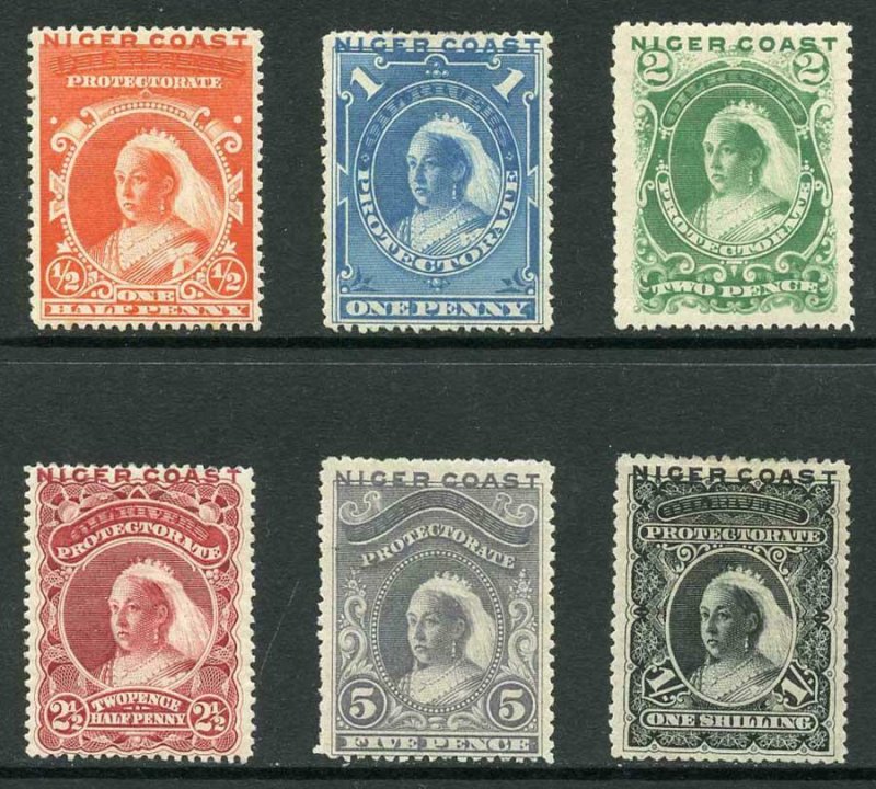 Rhodesia SG45/50 1894 M/M set of 6 Cat 75 pounds