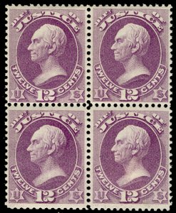 USA #O30 F/VF OG NH/LH, Block, bottom left never hinged, Very FRESH!  the off...