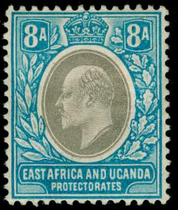 KENYA UGANDA TANGANYIKA SG25, 8a grey & pale blue, M MINT. WMK MULT CA.