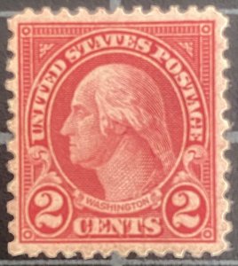 US Stamps-SC# 579 - Washington - MOGH - CV $70.00