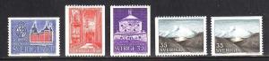 Sweden MNH sc# 719-23 Scenes Castle 2010CV $8.15