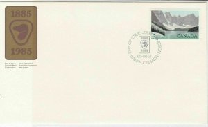 Canada 1985 Celeb. Banff National Park Beaver Symbol FDC Stamps Cover ref 22021