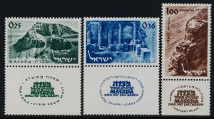 Israel 272-4 + tabs MNH Ruins of Masada