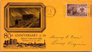 Oct 8 1951 - 80th Anniversary Great Chicago Fire - Chicago, ILL - F44028