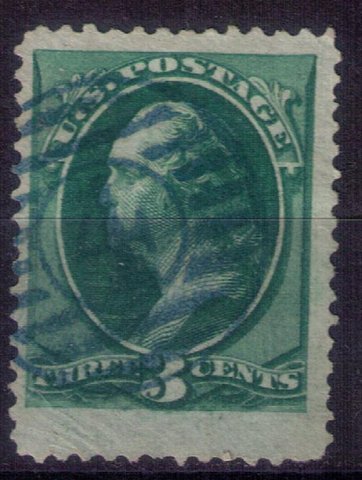 US Scott #158 Used Deep Green F-VF