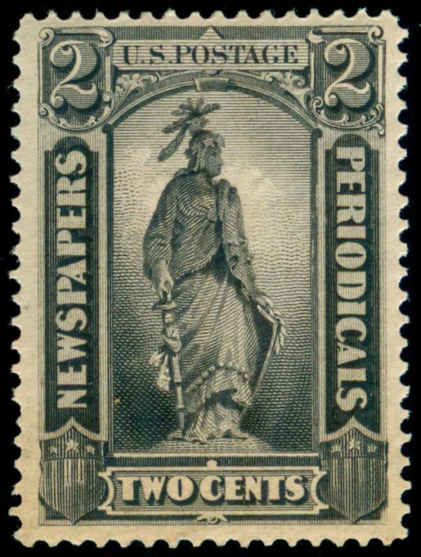 MOMEN: US STAMPS #PR91 MINT OG H NEWSPAPER