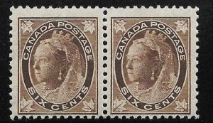 Canada - Scott #71 Pair - Mint Never Hinged (NH)