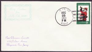 1472 Christmas '72 cacheted event cover