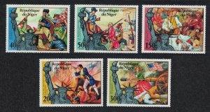 Niger American Revolution 5v 1976 MNH SG#616-620