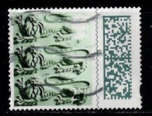 England - 2022 Three Lions Barcoded (Off Paper) - Used