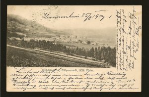 Austria 73a on Postmarked 1903 Winterberg Vimberk Postcard Used